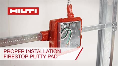 are plastic electrical boxes fire rated|hilti fire putty.